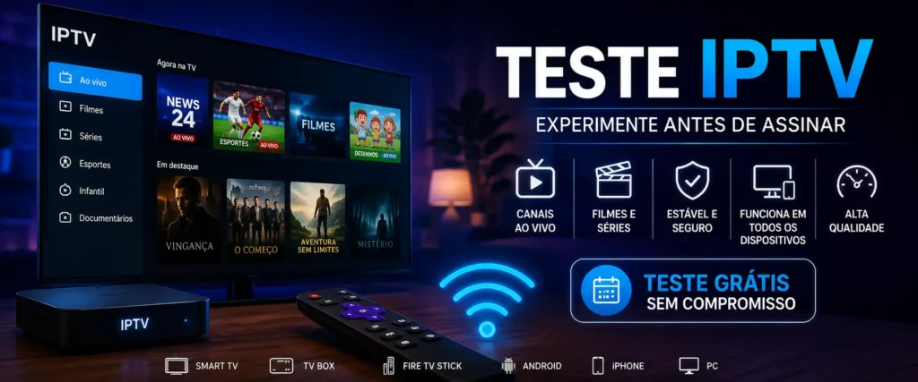 O Guia Definitivo do IPTV: Como Funciona, Vantagens e a Importância Crítica de Realizar um Teste IPTV Antes de Contratar | GoldenCross IPTV